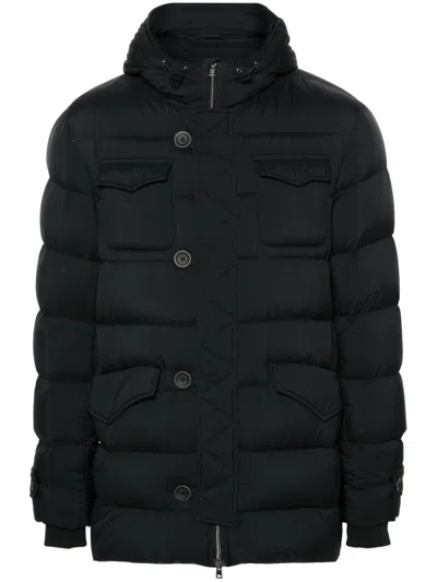 Herno L'eskimo Hooded Puffer Jacket In Black