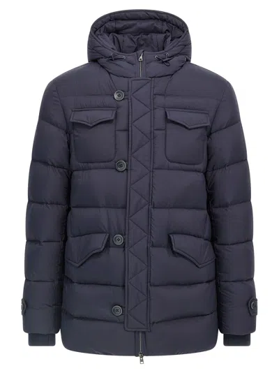 Herno Leskimo Down Jacket In Blue