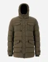 Herno L'eskimo In Green/beige