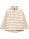 Herno Beige Quilted Down Jacket
