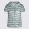 Herno Short-sleeve Jacket In Blue