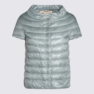Herno Short-sleeve Jacket In Blue