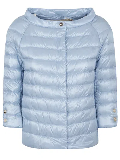 HERNO HERNO LIGHT BLUE PADDED JACKET