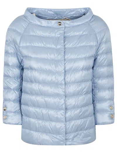 HERNO LIGHT BLUE PADDED JACKET