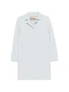 Herno Light Blue Polyamide Coat In Multi