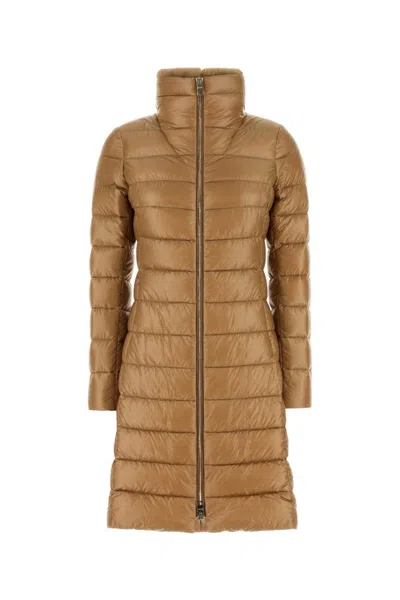 Herno Light Brown Nylon Down Jacket