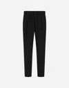 Herno Light Comfort Stretch Woven Trousers In Black