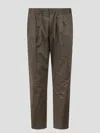 HERNO LIGHT COTTON STRETCH TROUSERS