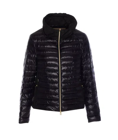 Herno Light Down Jacket In Black