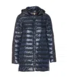 Herno Blue Navy Down Jacket In Blue