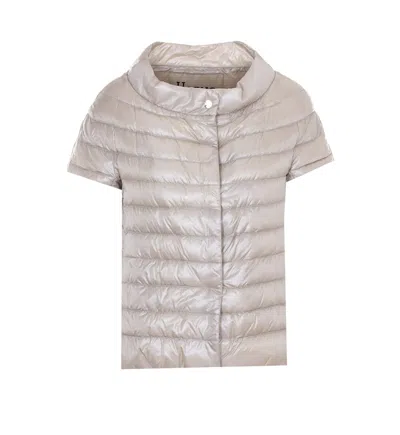 Herno Light Down Jacket In Neutral