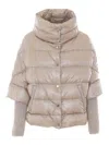 Herno Nylon Down Jacket In Neutral