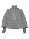 Herno Cashmere And Wool Padded Jacket In Gray