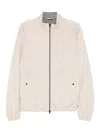 Herno Light Grey Polyester Elastan Jacket In Pink