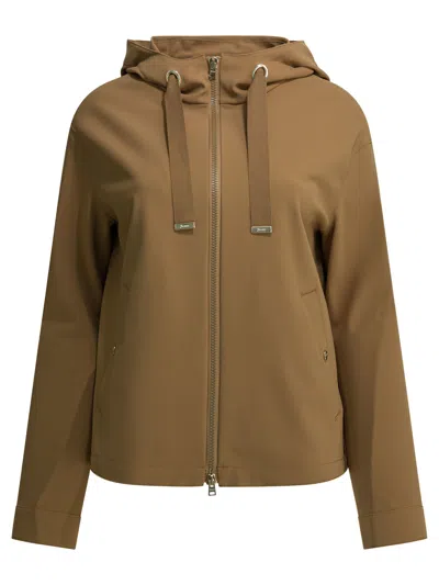Herno Light Jacket In Brown
