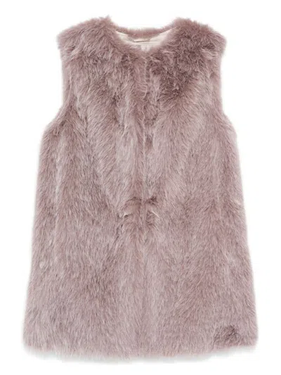 HERNO LIGHT LILAC SLEEVELESS VEST