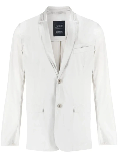 Herno `light Matt` Blazer In Beige