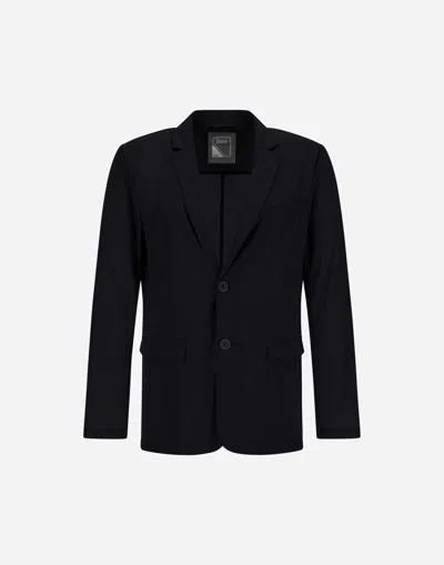 Herno Light Matt Blazer In Black