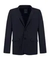 Herno Laminar Light Matt Blazer In Black