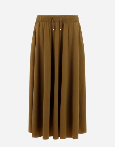 Herno Midi Brown Skirt