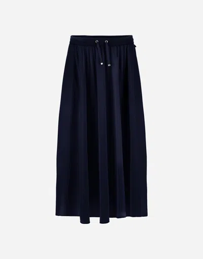 HERNO LIGHT NYLON STRETCH SKIRT