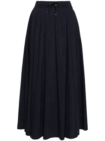 Herno Light Nylon Stretch Skirt Clothing In Black