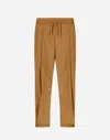 Herno Light Nylon Stretch Trousers In Camel