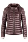 Herno Light Padded Jacket In Brown