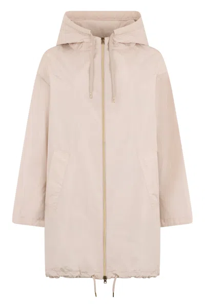 Herno Light Pink Jacket With Adjustable Hood