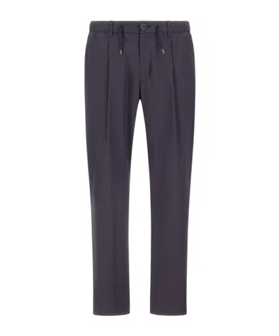 Herno Light Stretch Trousers In Black