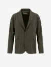 Herno Light Scuba Blazer In Military Green
