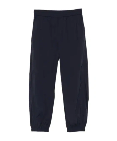 Herno Kids' Light-stretch Trousers In Blue