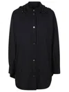 Herno Ecoage Hooded Drawstring Jacket In Black