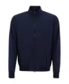 Herno Lightweight Bomber Jacket In Blue