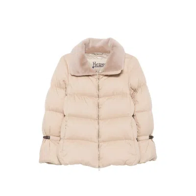 Herno Lightweight Down-filled Down Jacket In Pink