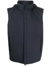 Herno Lightweight Gilet Jacket In Blau