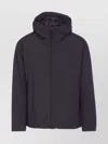 Herno Lightweight Hooded Down Jacket Pockets In Blue