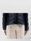 Herno Lightweight Hooded Puffer Coat In Blue