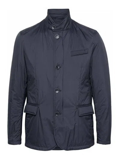 Herno Leichte Jacke Mit Futter In Azul