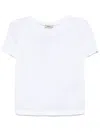 Herno Laminar Drawstring T-shirt In Dynamic Interlock In 白色