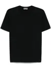 Herno Lightweight-jersey T-shirt In Black
