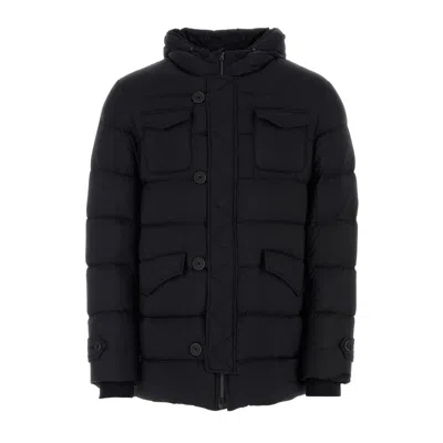 Herno Lightweight Medium Weight Down Jacket In Black