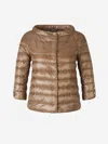Herno Elsa Jacket In Brown