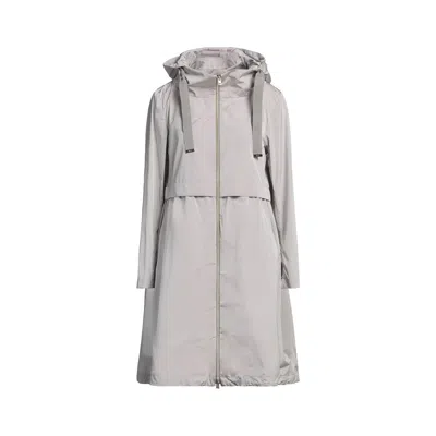 Herno Lightweight Parka Coat In Gray