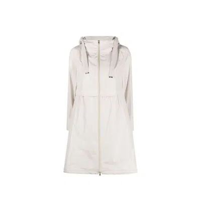 Herno Lightweight Parka Coat In Animal Print