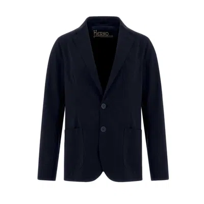 Herno Lightweight Spring Jacket In Blue