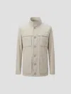 Herno Lightweight Spring Jacket In Natural