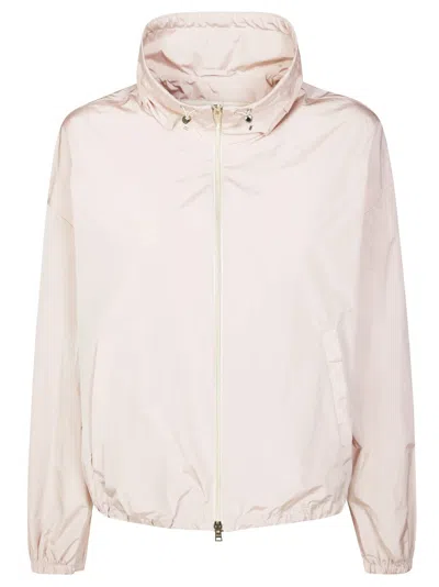 HERNO LIGHTWEIGHT TAFFETA JACKET WITH HIGH COLLAR