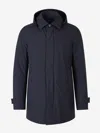 Herno Lightweight Waterproof Trench Coat In Blue