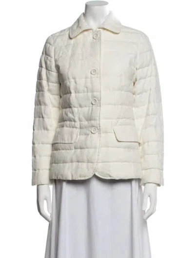 Pre-owned Herno Linen Down Jacket In Neutrals